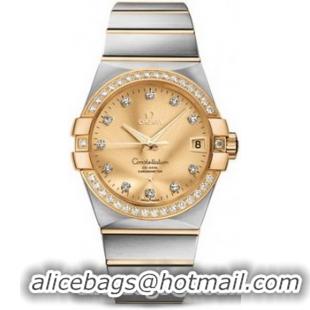 Omega Constellation Chronometer 38mm Watch 158630S