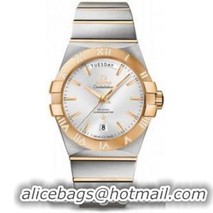 Omega Constellation Day Date Watch 158631E