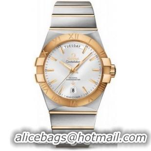 Omega Constellation Day Date Watch 158631G