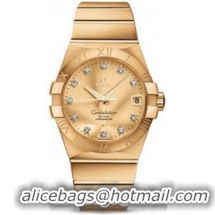 Omega Constellation Chronometer 38mm Watch 158630J