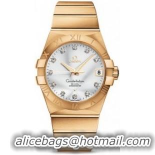 Omega Constellation Chronometer 38mm Watch 158630K