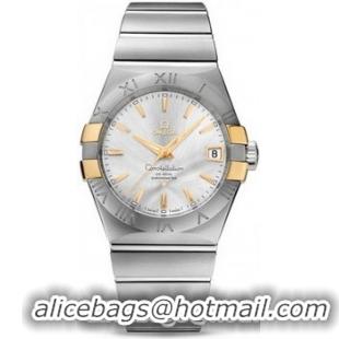 Omega Constellation Chronometer 38mm Watch 158630AC