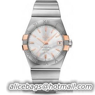 Omega Constellation Chronometer 38mm Watch 158630AD