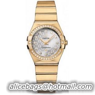 Omega Constellation Brushed Quarz Small Watch 158628I