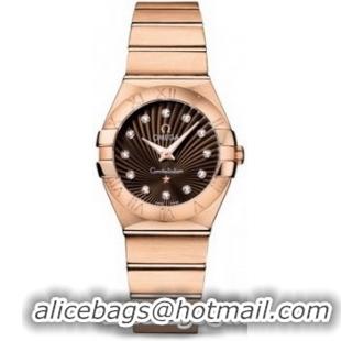 Omega Constellation Brushed Quarz Small Watch 158628M