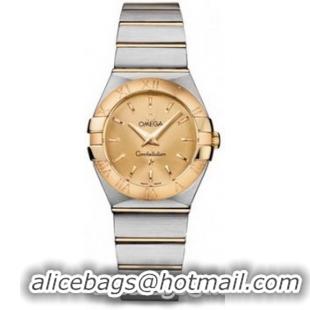 Omega Constellation Brushed Quarz Small Watch 158628AH