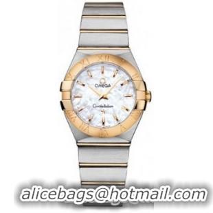 Omega Constellation Brushed Quarz Small Watch 158628AI