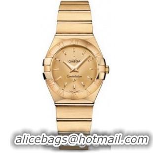 Omega Constellation Brushed Quarz Small Watch 158628O