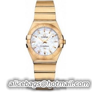 Omega Constellation Brushed Quarz Small Watch 158628P