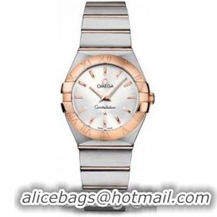 Omega Constellation Brushed Quarz Small Watch 158628AL