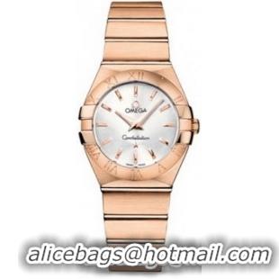 Omega Constellation Brushed Quarz Small Watch 158628R