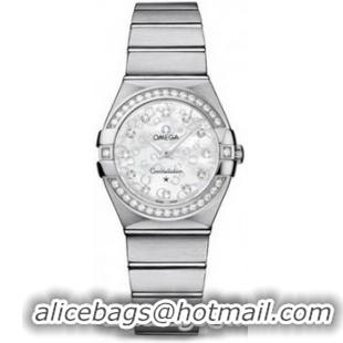 Omega Constellation Brushed Quarz Small Watch 158628AN