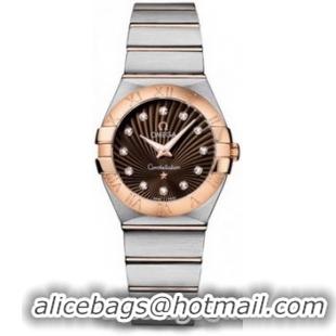 Omega Constellation Brushed Quarz Small Watch 158628AD