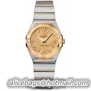 Omega Constellation Brushed Quarz Small Watch 158628AE