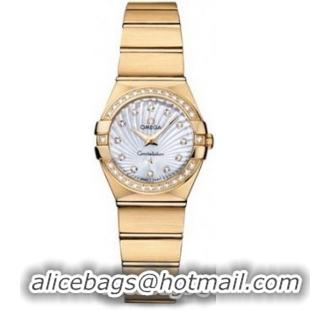 Omega Constellation Brushed Quarz Mini Watch 158627E