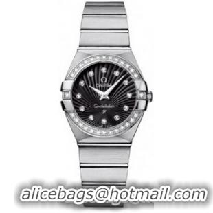 Omega Constellation Brushed Quarz Small Watch 158628AR