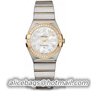 Omega Constellation Brushed Quarz Small Watch 158628U