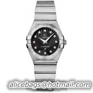 Omega Constellation Brushed Quarz Small Watch 158628AU