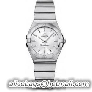 Omega Constellation Brushed Quarz Small Watch 158628AW