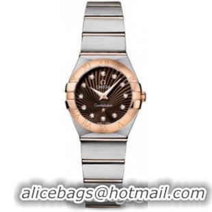 Omega Constellation Brushed Quarz Mini Watch 158627AH