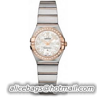 Omega Constellation Brushed Quarz Mini Watch 158627X