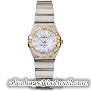 Omega Constellation Brushed Quarz Mini Watch 158627Y