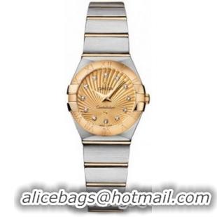 Omega Constellation Brushed Quarz Mini Watch 158627AI