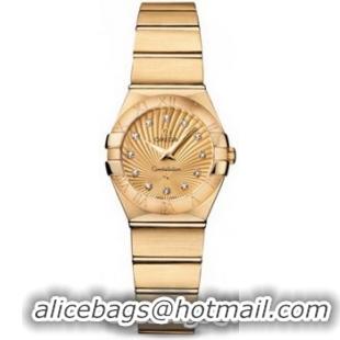 Omega Constellation Brushed Quarz Mini Watch 158627O