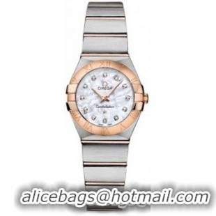 Omega Constellation Brushed Quarz Mini Watch 158627AL