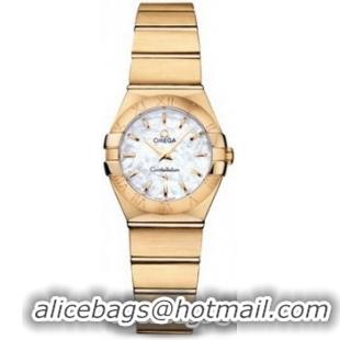 Omega Constellation Brushed Quarz Mini Watch 158627Q