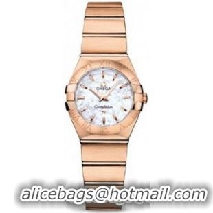 Omega Constellation Brushed Quarz Mini Watch 158627R