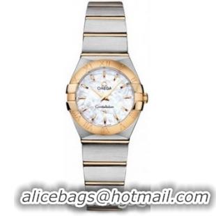 Omega Constellation Brushed Quarz Mini Watch 158627AN