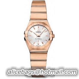 Omega Constellation Brushed Quarz Mini Watch 158627T