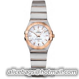 Omega Constellation Brushed Quarz Mini Watch 158627AO