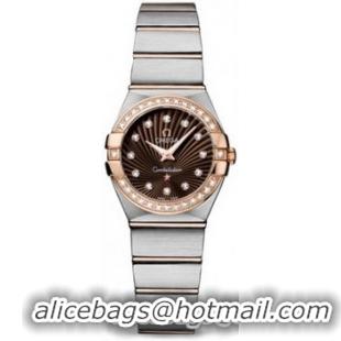 Omega Constellation Brushed Quarz Mini Watch 158627U