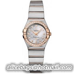 Omega Constellation Brushed Quarz Mini Watch 158627AE