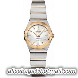 Omega Constellation Brushed Quarz Mini Watch 158627AP