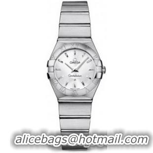 Omega Constellation Brushed Quarz Mini Watch 158627AAC