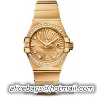 Omega Constellation Brushed Chronometer Watch 158626B