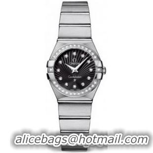 Omega Constellation Brushed Quarz Mini Watch 158627AV