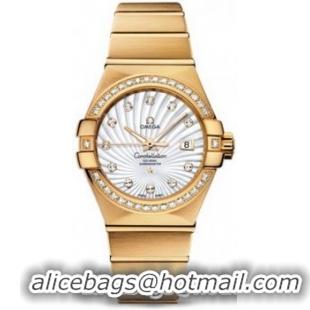 Omega Constellation Brushed Chronometer Watch 158626D