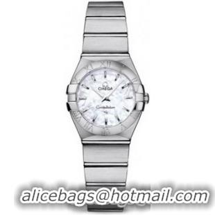 Omega Constellation Brushed Quarz Mini Watch 158627AAB