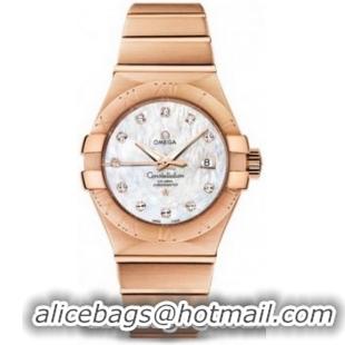 Omega Constellation Brushed Chronometer Watch 158626N