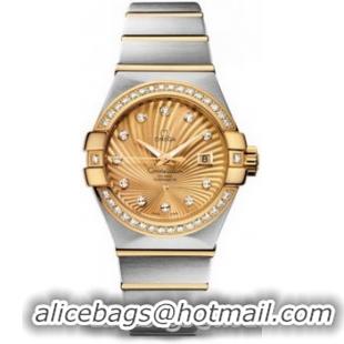 Omega Constellation Brushed Chronometer Watch 158626X