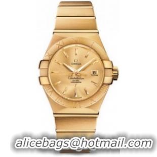 Omega Constellation Brushed Chronometer Watch 158626P