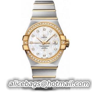 Omega Constellation Brushed Chronometer Watch 158626Y