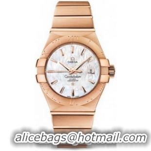 Omega Constellation Brushed Chronometer Watch 158626R