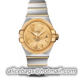 Omega Constellation Brushed Chronometer Watch 158625F