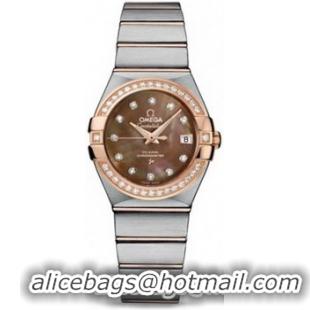 Omega Constellation Brushed Chronometer Watch 158626AD