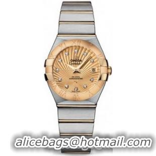 Omega Constellation Brushed Chronometer Watch 158625I